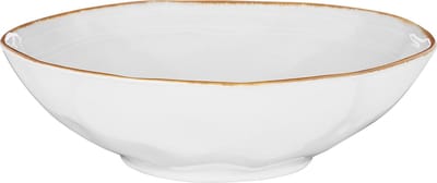 Mica Decorations Tabo Schaal - H9 x Ø31 cm - Wit