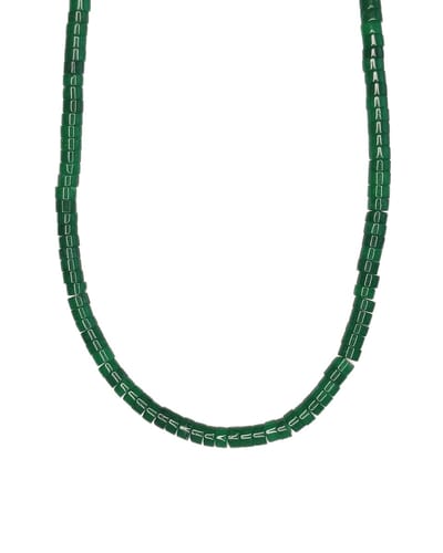 Ava&Imber Tenue Groene Jade Ketting | Donkergroene Edelsteen Ketting voor Vrouwen, Gemaakt met Gouden Stainless Steel (RVS) in Cadeauverpakking