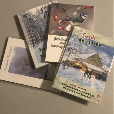 Wenskaart ansichtkaart a 10 per dessin