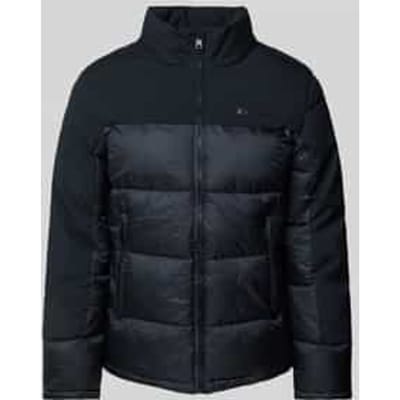 Gewatteerd jack met labelprint