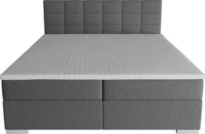 Boxspring Seattle - 180x200cm - Lichtgrijs