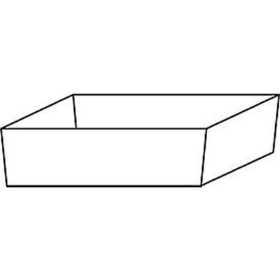 Stawa-R bodemopvangbak voor asecos veiligheidskasten van de series Q30, Q90, S90 en K90, roestvrij staal 1.4016, B 442 x D 507 x H 73 mm, 11 l