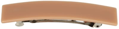 Haarsoires Haarspeld Patentspeld 8cm - Recht – Glans – Beige Lichtbruin - Haarspelden voor Dames - Haarklem - Haarclip - Haaraccessoires - Hair Clip - Decoratieve Haaraccessoire
