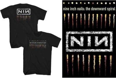 Nine Inch Nails - Downward Spiral Heren T-shirt - S - Zwart