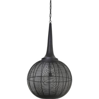 Light & Living Adrienne Hanglamp - Zwart - Ø57x112cm