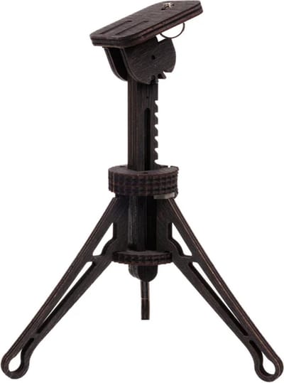 JollyLook Decoratieve Camera Tripod HOUT, donker bruin (zelfmontage)