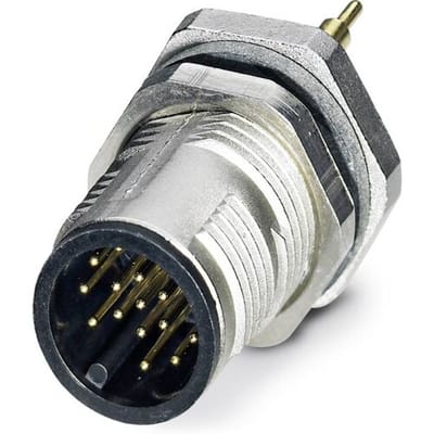 Phoenix Contact 1437119 Sensor/actuator inbouwconnector M12 Aantal polen (sensoren): 17 Stekker, inbouw 20 stuk(s) Piece