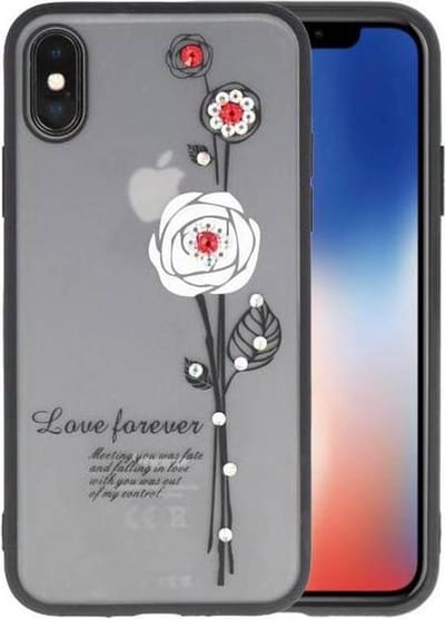 Love forever hoesjes cases Geschikt voor iPhone X wit