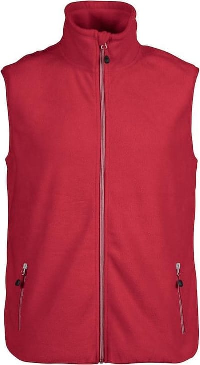 Printer RED FLEECE VEST SIDEFLIP 2261506 - Rood - S