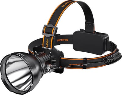 Superfire Hoofdlamp HL60, 2300lm, USB-C