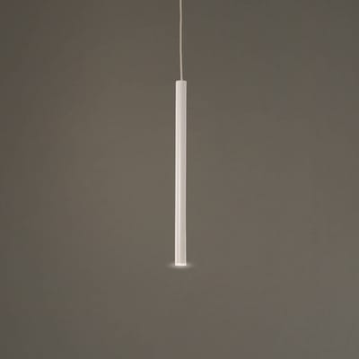 Argon LED hanglamp Rulo, beige, staal, Ø 3,2 cm