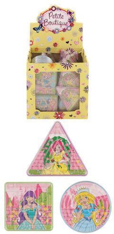96 Stuks | Geduld Spelletjes Model: Princessen in Traktatiebox (Uitdeelcadeautjes)