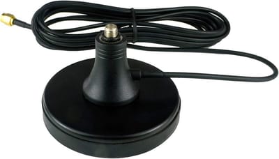 Extra Grote Magnetische Antennevoet (3 Inch) met SMA Kabel voor 3G/4G LTE, GPS en Ham Radio