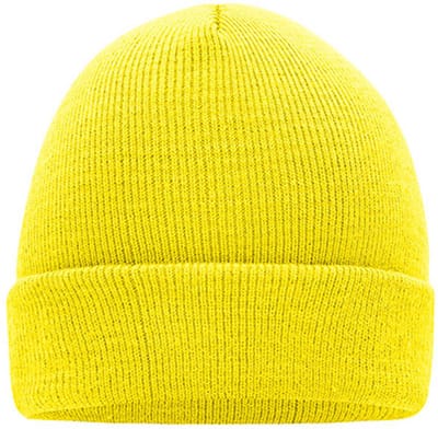 Myrtle Beach 'Knitted Cap' Beanie Yellow