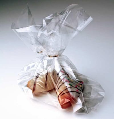 Plastic Zakken 6.3x5.1x15.2cm met zijvouw (100 stuks) | Plastic zak