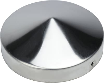 Wovar Paalkap RVS Rond voor 8 cm Palen | Per Stuk | Paalafdekkap