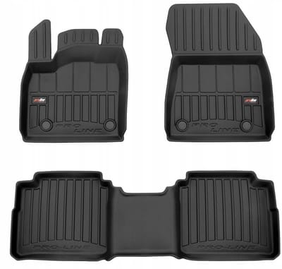 Frogum No.77 - Automatmatten - Geschikt voor Nissan X-Trail IV vanaf 2021 (E-Power) - 3D Pasvorm - Hoge Rand 6cm - TPE Rubber