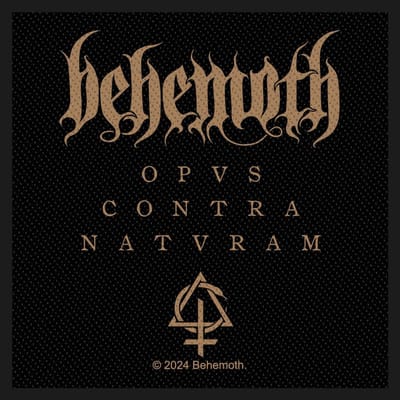 Behemoth - Opus Contra Natvram Patch - Zwart
