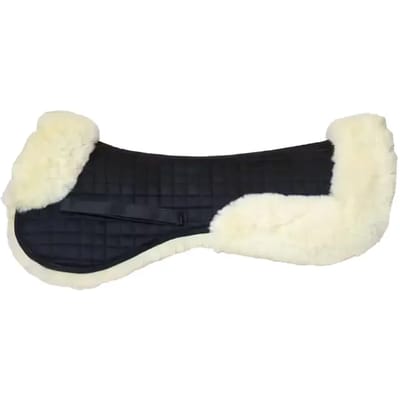 Kentucky Horsewear - Zadelonderlegger Wol/bont Absorb natural bont size M