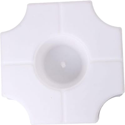Betonnen Mallen - Tuin Stapsteen - Tuinpad Creëren - Herbruikbaar Ontwerp - 27 x 27 x 6 cm - Wit