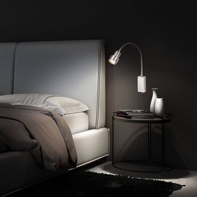 Briloner Leuchten TUSI bedlamp touch functie metaal mat nikkel 1xLED-GU10 5W 400lm 3000K flex arm aan/uit schakelaar