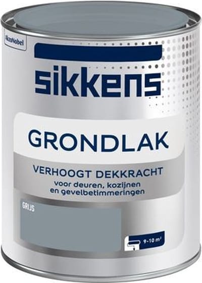 Sikkens - Sikkens Grondlak Mat - Grijs - 750 ml
