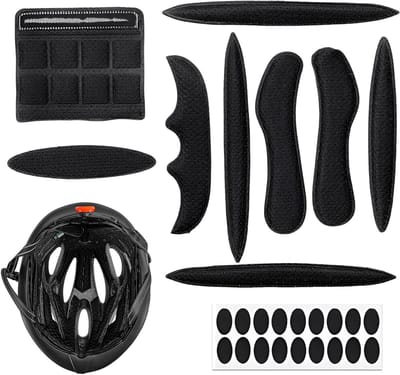 Fietshelmen met accessoires, zachte voering, sluiting en anti-botsvoering voor optimale bescherming