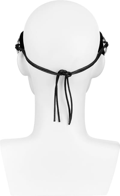 EIS, blinddoek, voor bondage, in laklook, gevoerd