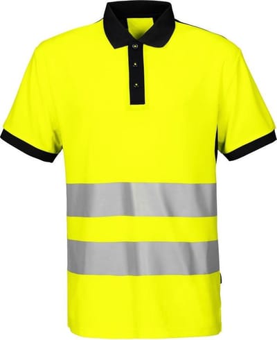 ProJob 6008 SIGNALISATIEPOLO EN ISO 20471 KLASSE 2 646008 - Geel/Zwart - XS