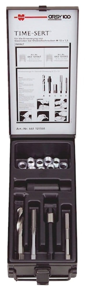 Wurth - TIME-SERT® schroefdraadreparatie voor olieaftapplugdraad M12x1,5 - TIME-SERT® schroefdraadreparatie voor olieaftapplugdraad M12x1,5 x 1 st