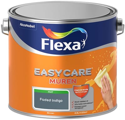 Flexa - Easycare Muren - Faded Indigo - Mengverf - 2,5 L