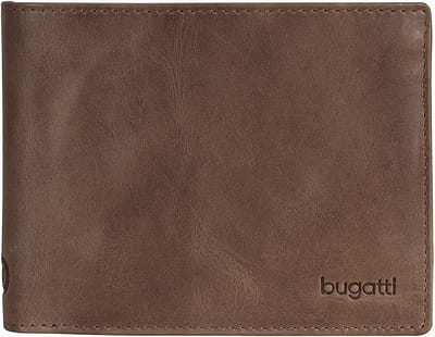 Bugatti Volo portemonnee leer 12 cm - Jongens - Horizontaal - braun