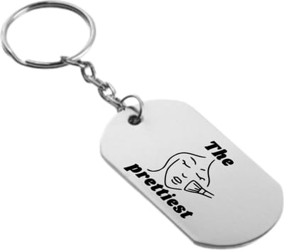 Akyol - de mooiste sleutelhanger - Make up - familie vrienden - cadeau - 54 x 29mm