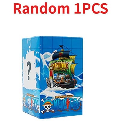 Nieuw One Piece Anime Thousand Sunny Piratenschip Navy Going Merry Boot GK Model Collectie Mode Decor Speelgoed Verjaardagscadeaus blue