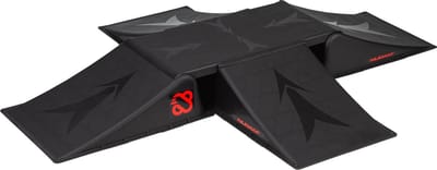 Nijdam Ramp set 4+1 - 2-Way Crossing - Zwart