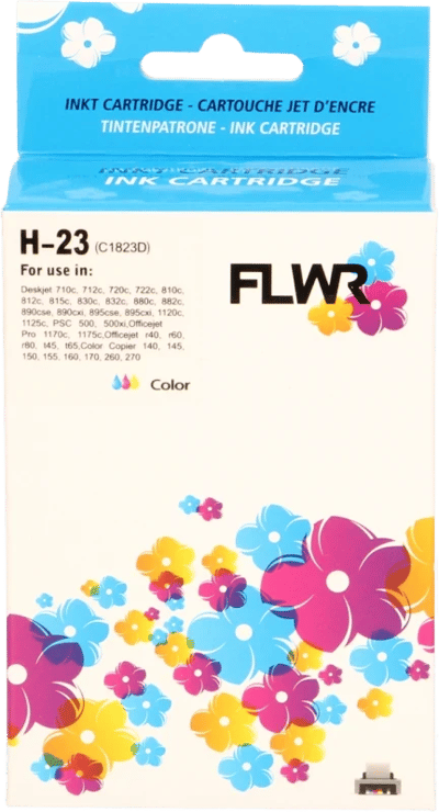 FLWR - Cartridges / HP 23 / kleur / Geschikt voor HP