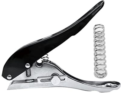 Perforator 8 mm, heavy duty papierperforator voor tags, kaarten en plastic karton