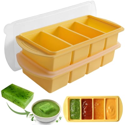 Dailygoods- Siliconen Mal Voedselveilig - Siliconen Vorm voor Soep/Bouillon/Saus - Vaatwasmachinebestendig - 2 x 250 ml - Duurzaam en Praktisch - Vriesvorm