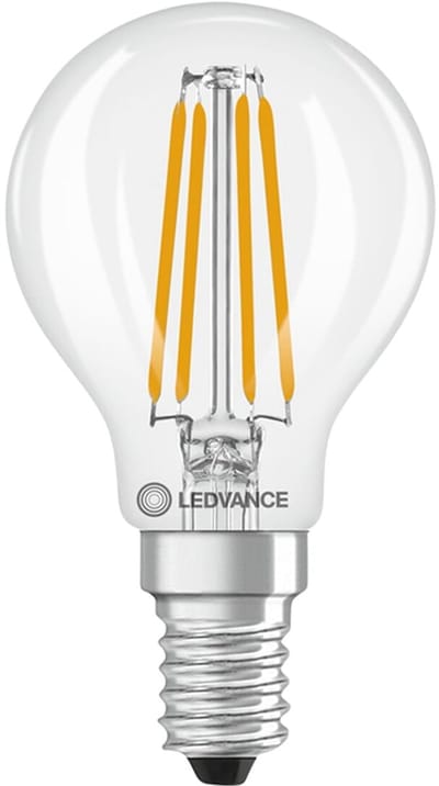 Ledvance LED Filament Kogellamp E14 - 3.4W 470lm 2700K 230V - Ø45mm - Geschikt voor kroonluchters, wandlampen, sfeerverlichting