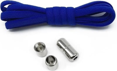 Elastische Veters - schoenveters - Niet meer strikken - Blauw