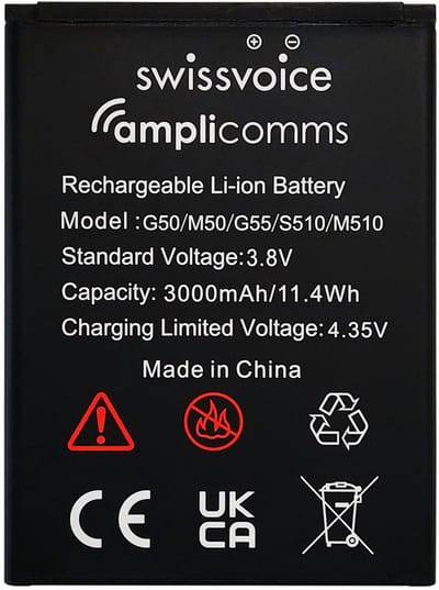 Accu Swissvoice G50 / S510 / Amplicomms M50