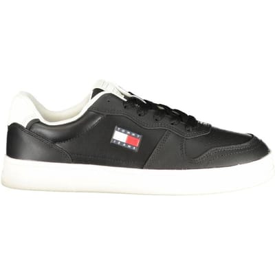 Tommy Hilfiger Zwarte Polyurethaan Dames Sneakers