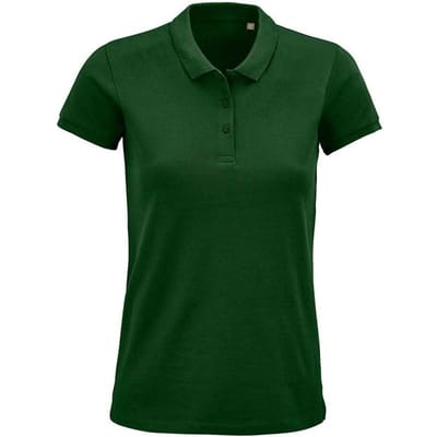 SOLS Dames/dames Planet Organic Polo Shirt (Fles groen)