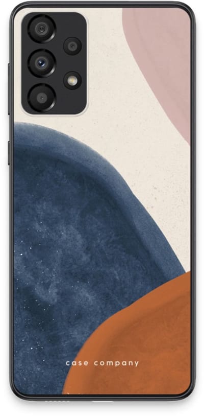 Case Company® - Hoesje geschikt voor Samsung Galaxy A33 5G hoesje - Geo #1 - Soft Cover Telefoonhoesje - Bescherming aan alle Kanten en Schermrand