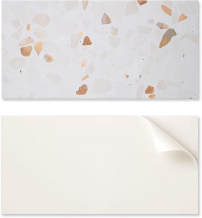 Verpakking met zelfklevende vinyltegels met steenfragmentenpatroon, 6x60x30 cm