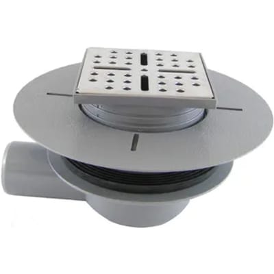 Aurlane Siphon Voor Doucheafvoer - Inox Chroom