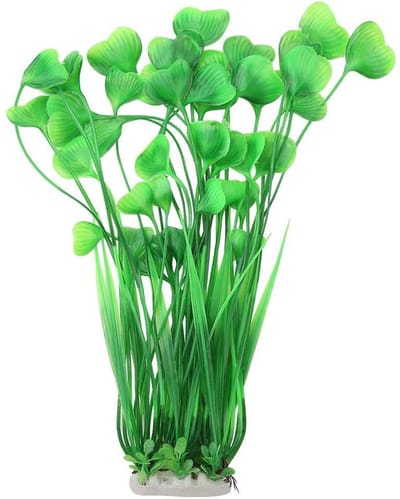 Dailygoods- Aquariumplanten Kunststof 40 cm - Kunstmatige Planten - Decoratie - Onderwaterwereld - Visveilig - Onderhoudsvriendelijk - Waterplanten