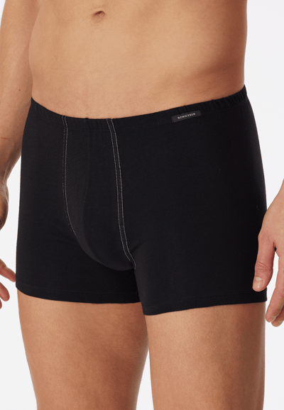 Schiesser 2 Pack Shorts Essentials - Heren Onderbroek zwart