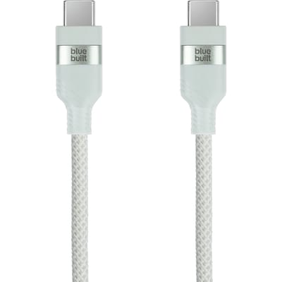 BlueBuilt Usb C naar Usb C Kabel 1,5m Nylon Mintgroen