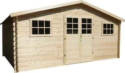 Solid Initia Beignee Tuinhuis - Vuren - Onbehandeld - 508x388x218,1cm